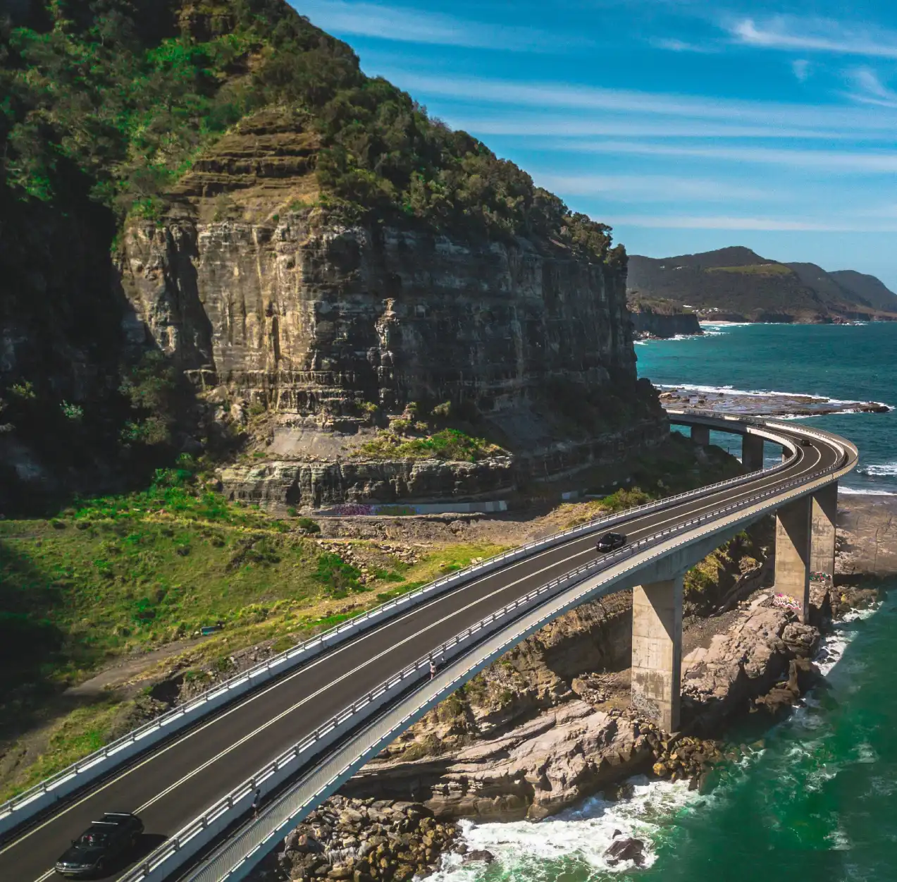 Coastal road bridge